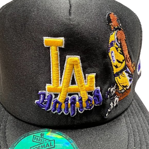 Los Angeles Lakers Kobe Bryant  Snapback Trucker Hat Cap - RARE - Picture 5 of 7